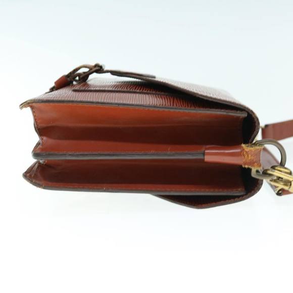 LOUIS VUITTON Epi Biface Hand Bag 2way Brown M52323 LV Auth 63093 - Picture 3 of 16